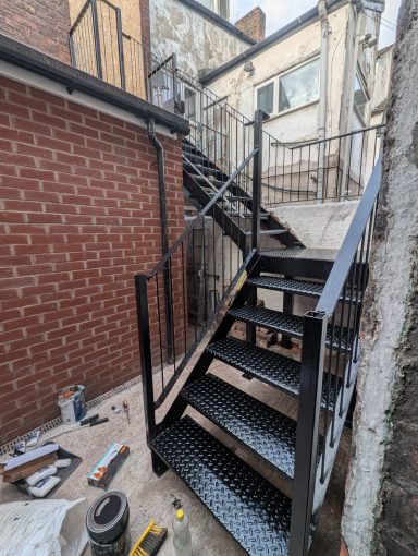 Fire escape Installed